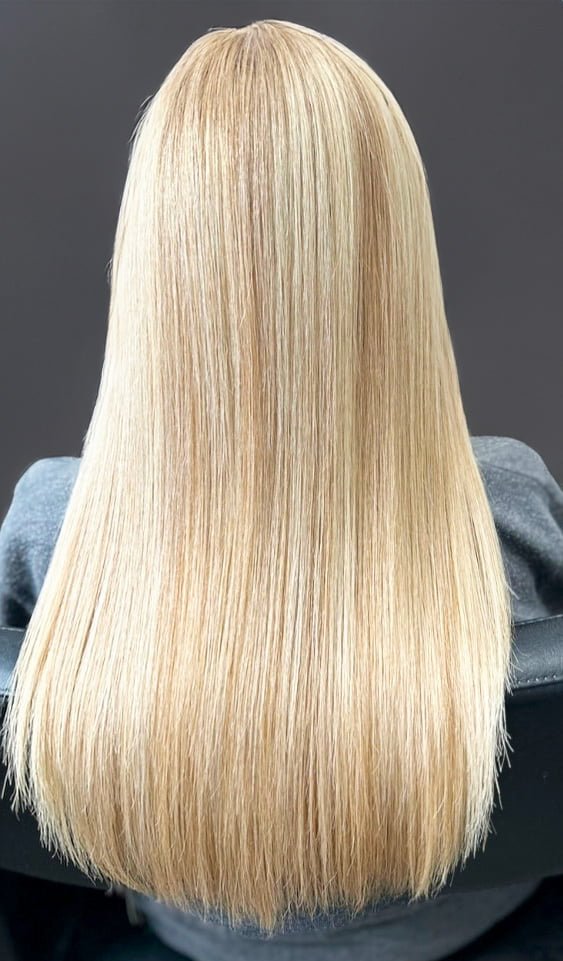 beautiful hair after treatment (taninoplasty treatment)